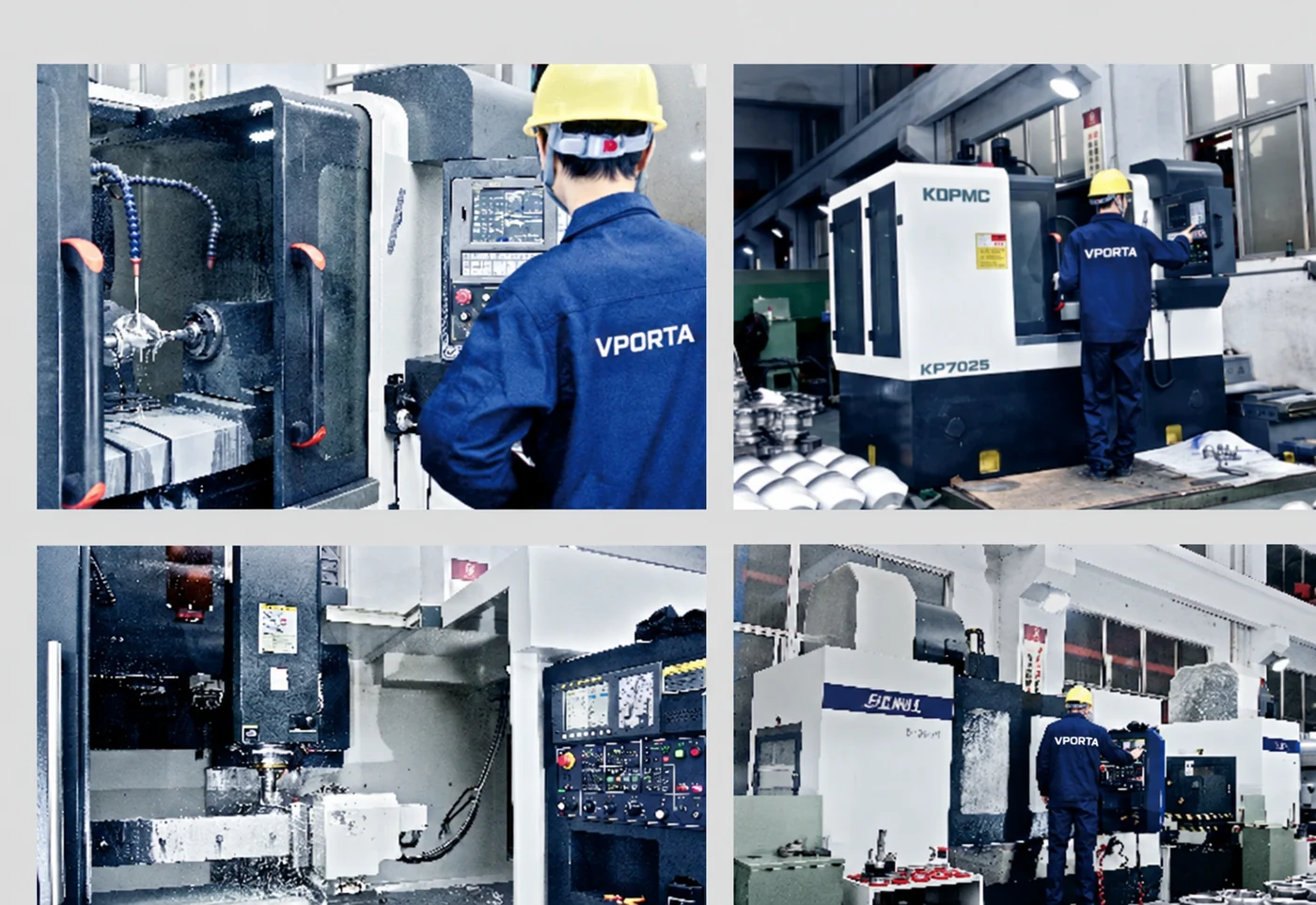 Machining operations pictured in the supplied VPORTA flyer